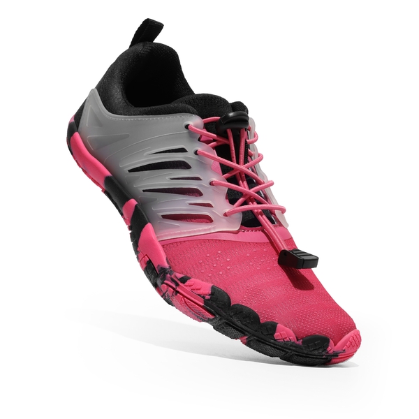 Women's Quick Dry Swim Diving Water Shoes - HOT PINK-BLACK - 6
